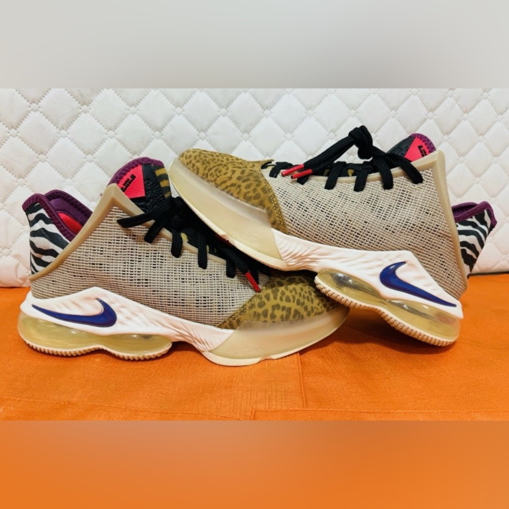 Men’s Size 8 - Nike LeBron 19 Low Safari -UK 7